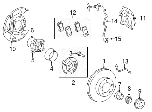 2016 Toyota Tundra Brake Components Diagram 2 - Thumbnail