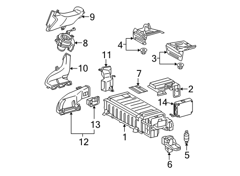 2004 Toyota Prius Battery Diagram 2 - Thumbnail