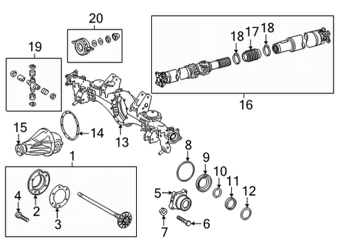 2025 Toyota Tundra Rear Axle Diagram