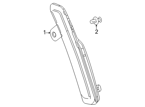 2025 Toyota Crown Side Marker Lamps Diagram