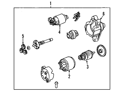 2006 Toyota Avalon Starter Diagram 2 - Thumbnail