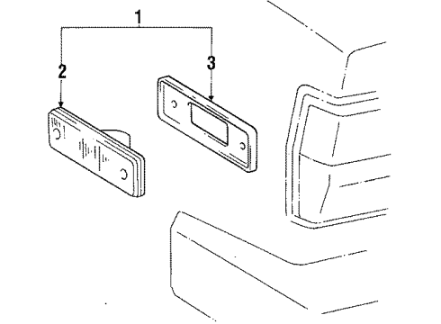 1988 Toyota Cressida Side Marker Lamps Diagram