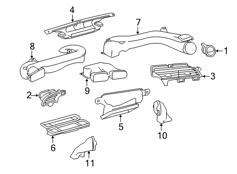 2014 Scion tC Ducts Diagram