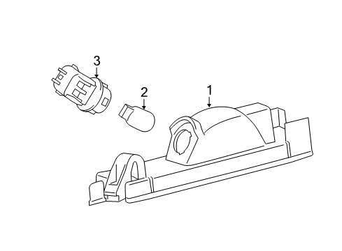 2014 Scion iQ License Lamps Diagram
