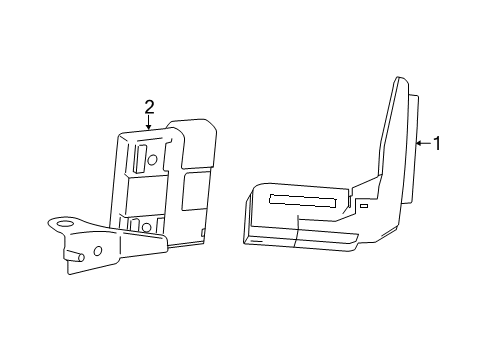 2019 Toyota Corolla Control Module Diagram for 89780-0R070