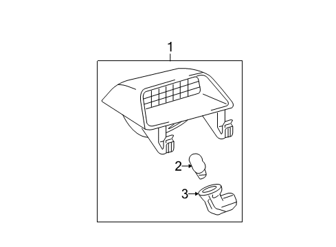 2008 Toyota Yaris Bulbs Diagram 4 - Thumbnail