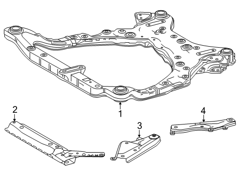 2025 Toyota Crown Signia Front Suspension Diagram