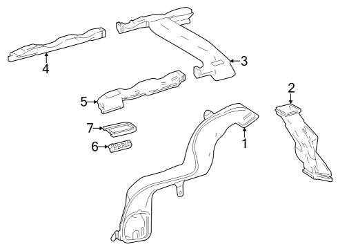 2025 Toyota Grand Highlander Ducts Diagram 2 - Thumbnail