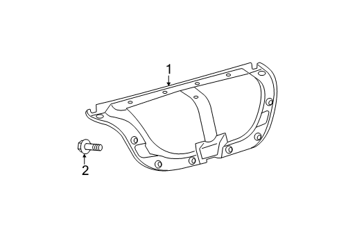 2007 Toyota Camry Interior Trim - Trunk Diagram 2 - Thumbnail