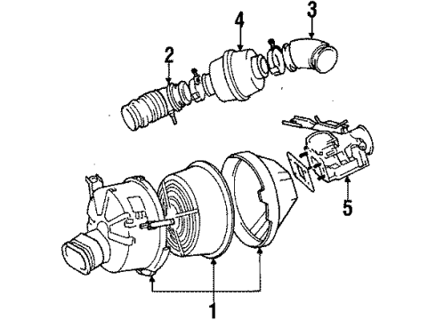 1986 Toyota Supra Air Inlet - Air Diagram 2 - Thumbnail