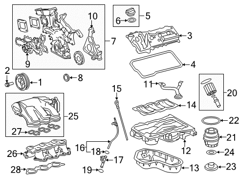 2013 Toyota Avalon Engine Parts Diagram 2 - Thumbnail
