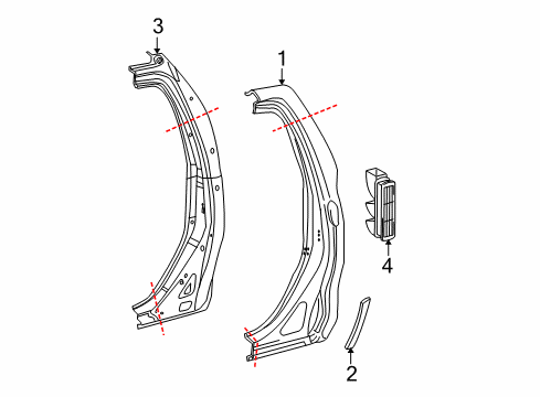 2020 Toyota Tundra Side Panel & Components Diagram 2 - Thumbnail