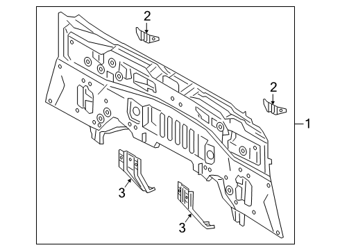 2025 Toyota Corolla Rear Body Diagram 2 - Thumbnail