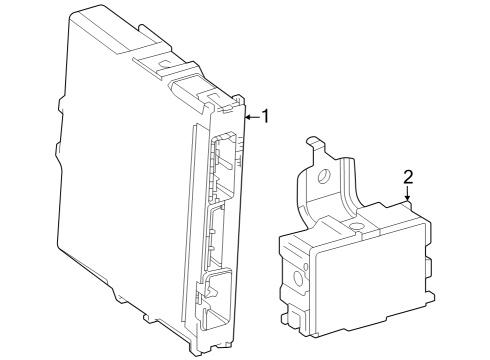 2025 Toyota Grand Highlander Electrical Components Diagram 3 - Thumbnail