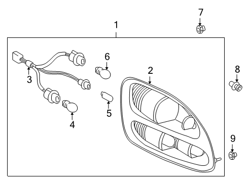 2004 Toyota Tundra Bulbs Diagram 8 - Thumbnail