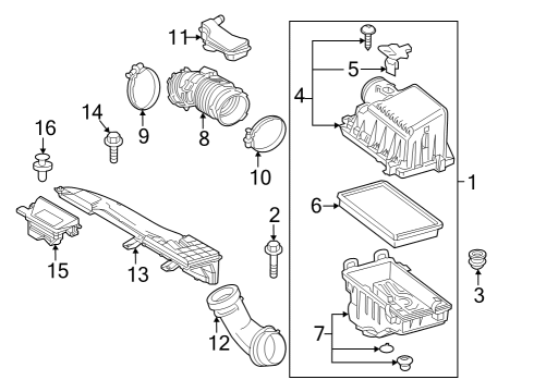 2025 Toyota Corolla Air Intake Diagram 3 - Thumbnail
