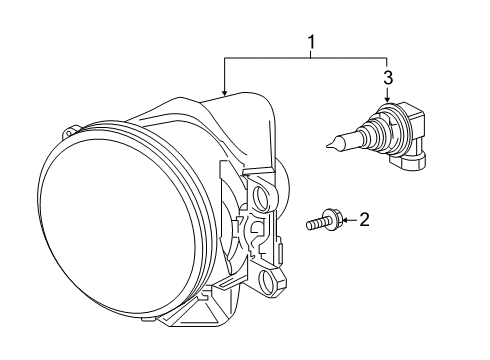 2019 Toyota RAV4 Fog Lamps Diagram 2 - Thumbnail