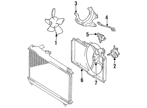 1994 Toyota Camry Cooling Fan Diagram 2 - Thumbnail