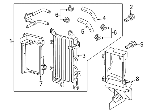 2013 Toyota Land Cruiser Oil Cooler Diagram