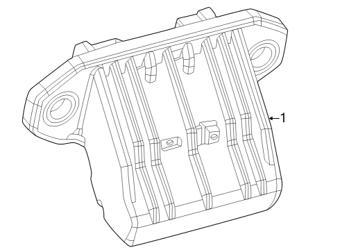 2025 Toyota Sequoia License Lamps Diagram