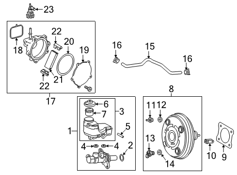 2018 Toyota Camry Dash Panel Components - Body Diagram 2 - Thumbnail