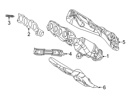 2025 Toyota Corolla Exhaust Manifold Diagram 2 - Thumbnail