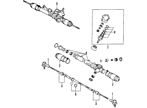 1992 Toyota Celica Steering Gear & Linkage Diagram 2 - Thumbnail