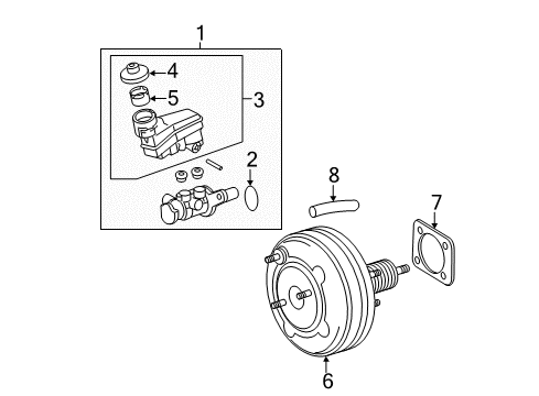 2011 Toyota Camry Dash Panel Components - Body Diagram 3 - Thumbnail