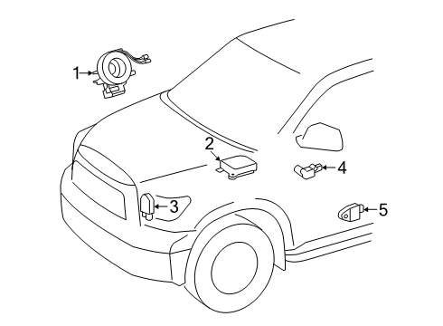 2024 Toyota Tacoma Supplemental Restraint System Diagram 2 - Thumbnail