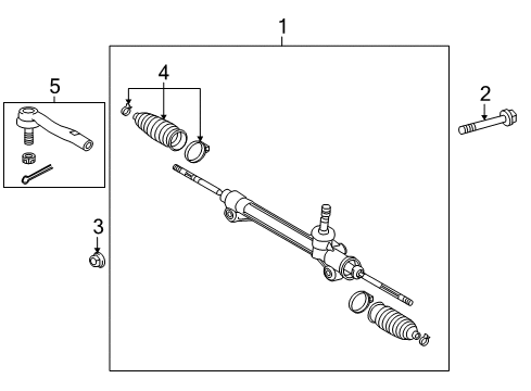 2016 Toyota Camry Steering Gear & Linkage Diagram 2 - Thumbnail