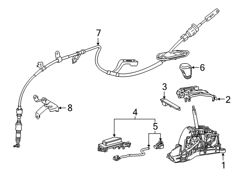 2023 Toyota Camry Gear Shift Control - AT Diagram 2 - Thumbnail