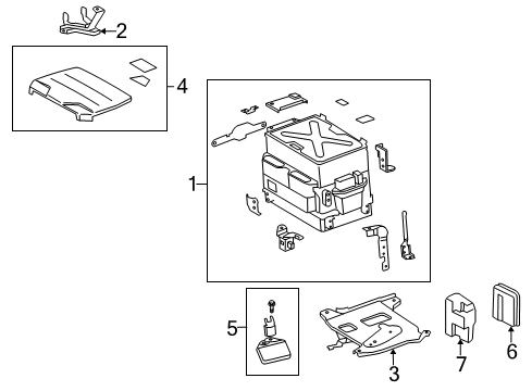 2008 Toyota Camry Electrical Components Diagram 4 - Thumbnail