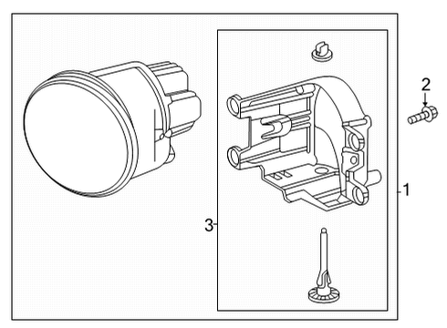 2024 Toyota 4Runner Fog Lamps Diagram
