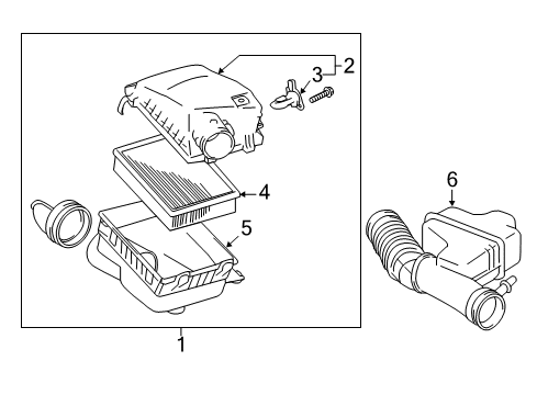2023 Toyota Tacoma Filters Diagram 2 - Thumbnail