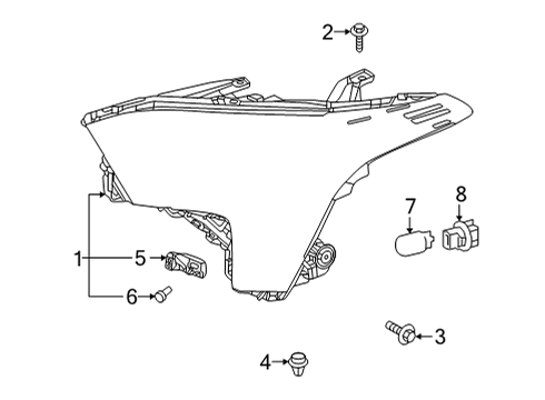 2025 Toyota Tundra Bulbs Diagram