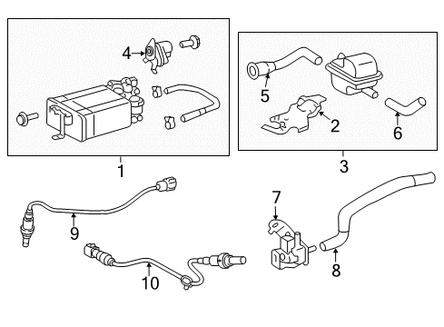 2013 Toyota Highlander Vapor Canister Diagram 2 - Thumbnail