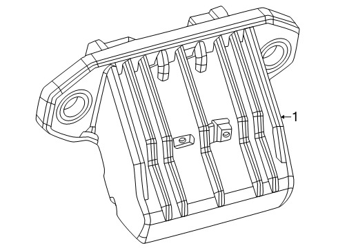 2025 Toyota Land Cruiser License Lamps Diagram