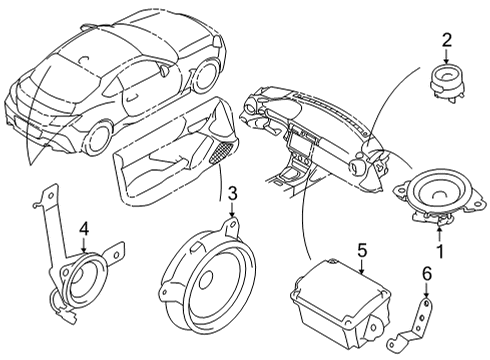 2023 Toyota GR86 Sound System Diagram 2 - Thumbnail