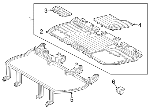 2025 Toyota Tundra Rear Seat Components Diagram 5 - Thumbnail