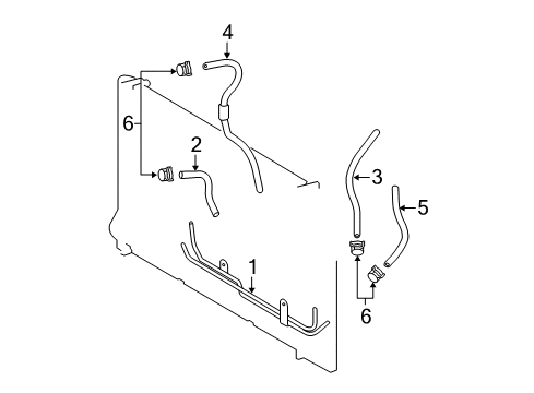 2010 Toyota Corolla Trans Oil Cooler - Belts Diagram 3 - Thumbnail