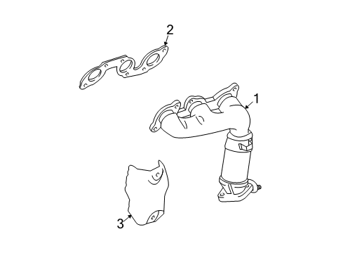 2002 Toyota Sienna Exhaust Manifold Diagram 2 - Thumbnail