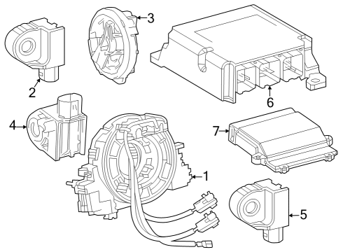 2025 Toyota Grand Highlander Power Seats Diagram
