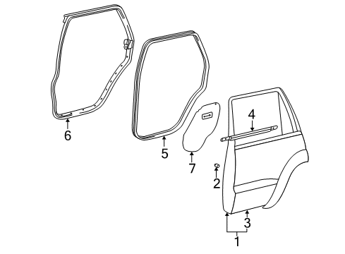 2003 Toyota 4Runner Door & Components Diagram 2 - Thumbnail