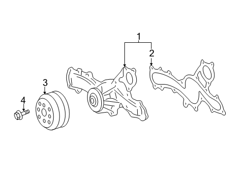 2019 Toyota Avalon Water Pump Diagram 2 - Thumbnail