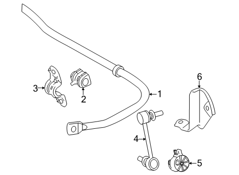 2025 Toyota 4Runner Stabilizer Bar & Components Diagram 4 - Thumbnail