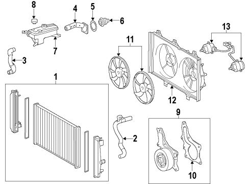 2018 Toyota RAV4 Cooling System Diagram