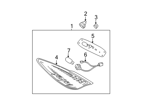 2008 Toyota Solara Bulbs Diagram 4 - Thumbnail