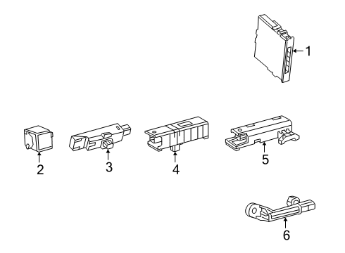 2024 Toyota Corolla Keyless Entry Components Diagram 3 - Thumbnail