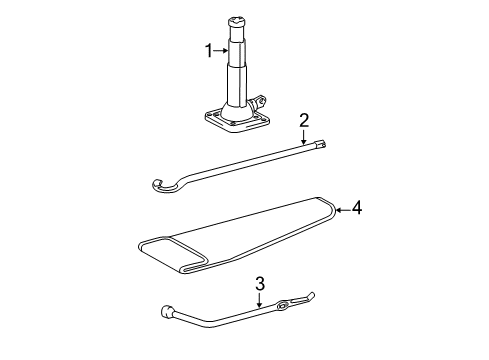 2016 Toyota Tundra Jack & Components Diagram 3 - Thumbnail
