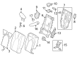 Toyota Grand Highlander Armrest Diagram - 72820-0E050-C1